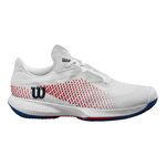 Wilson Tennissko Wilson Kaos Swift 1.5 2024 CLY Grusbanesko Damer-Hvid,Rød