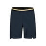 Performance Shorts Herrer-Mørkeblå,Guldgul