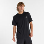 New Balance Tøj New Balance Short Sleeve T-shirt Herrer-Sort
