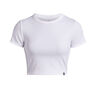 Rival Rib Baby T-shirt Damer-Hvid