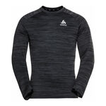 Odlo Tøj Odlo Easy Warm Mid Layer Shirt,Langærmet Herrer-Sort