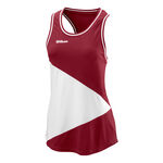 Wilson Tøj Wilson Team II Tanktop Damer-Mørkerød,Hvid