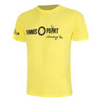 Tennis-Point Tøj Tennis-Point Team Yellow T-shirt Herrer-Gul