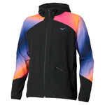 Mizuno T&oslash;j Mizuno Active Alpha Hodded L&oslash;bejakke Herrer-orange