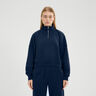 Carrera 1/4 Zip Shirt, langærmet Damer - mørkeblå, 