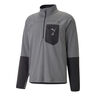 Seasons Raincell Half-Zip Løbetop Herrer-Grå,Sort
