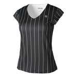 Tennis-Point Tøj Tennis-Point Stripes T-shirt Special Edition Damer-Sort,Hvid
