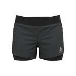 Odlo Tøj Odlo Zeroweight 3inch 2in1 Løbeshorts Damer-Sort