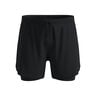 Zeroweight 5in 2in1 L&oslash;beshorts Herrer-sort