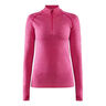 Core Dry Active Comfort Half-Zip Shirt,Langærmet Damer-Mørkeblå