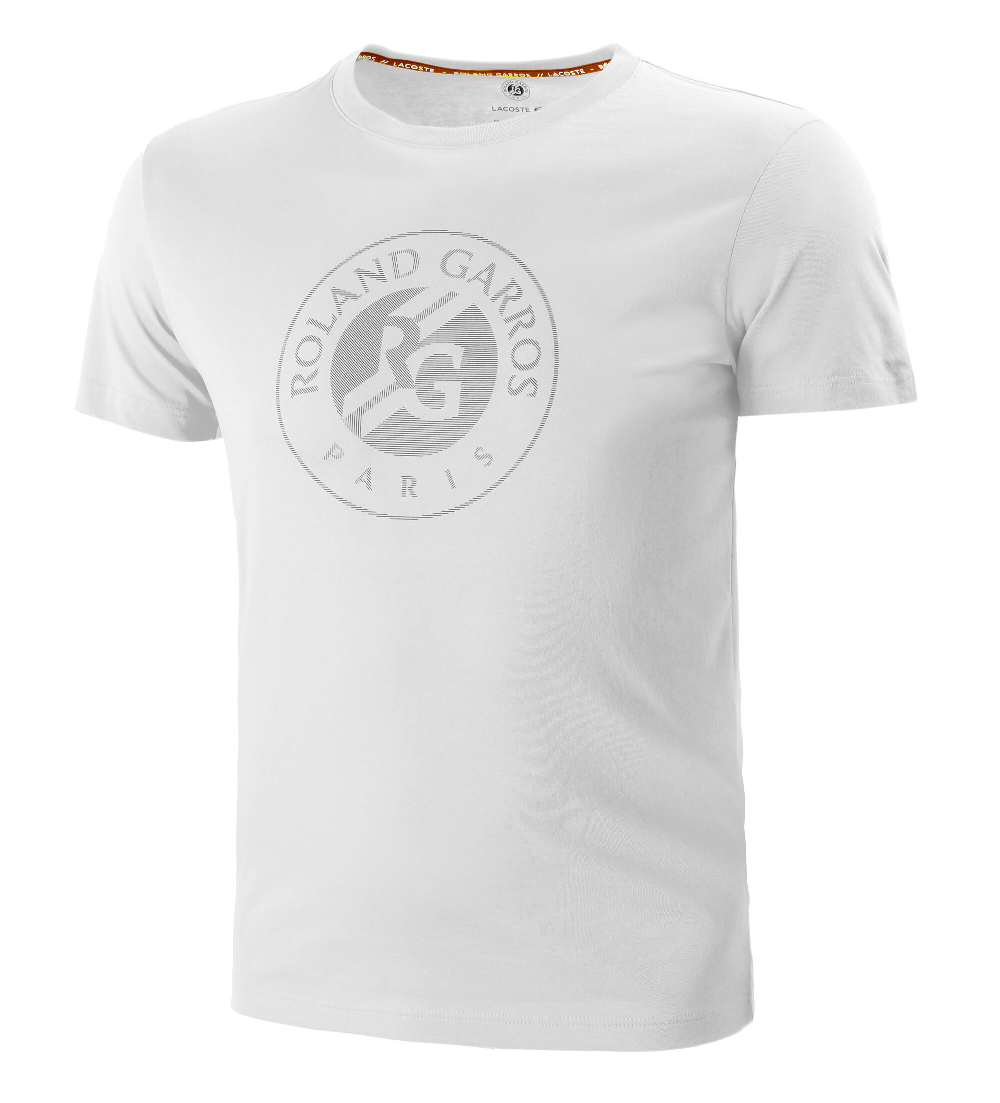 Lacoste Logo T-shirt - Hvid, Mørkeblå online | Tennis-Point