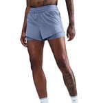 Nike Tøj Nike Swift 2in1 Løbeshorts Damer - blå-grå, sølv
