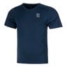 Court Dri-Fit Advantage T-shirt Herrer-Mørkeblå,Hvid