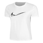 Nike Tøj Nike Dri-Fit One Swoosh Løbetrøje Damer-Hvid