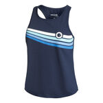 Tennis-Point Tøj Tennis-Point Cotton Mix Tanktop Special Edition Damer-Mørkeblå,Flerfarvet