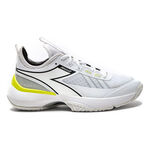 Diadora Tennissko Diadora Finale Allcourt-sko Damer-Hvid,Neongul