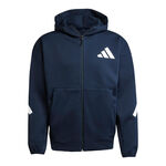 adidas Tøj adidas Z.N.E. Full Zip Sweatjakke Herrer-Mørkeblå
