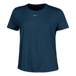 Nike T&oslash;j Nike One Dri-Fit T-shirt Damer - m&oslash;rkebl&aring;, 