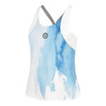 BIDI BADU Tøj BIDI BADU Watercolour Tanktop Damer-Hvid,Blå