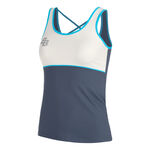 BB by Belen Berbel Tøj BB by Belen Berbel Net Tanktop Damer-Mørkeblå,Hvid