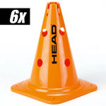 HEAD Træningsudstyr HEAD Kegle Pakke Med 6 Stor-Orange