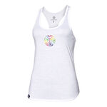 BIDI BADU Tøj BIDI BADU Sanura Basic Tanktop Damer-Hvid,Flerfarvet