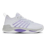 K-Swiss Tennissko K-Swiss  Hypercourt Supreme 2 Grusbanesko Damer - hvid, lavendel