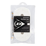 Dunlop Overgrips Dunlop Super Tac Pakke Med 30-Hvid