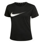 Nike Tøj Nike Dri-Fit One Swoosh HBR Løbetrøje Damer-Sort
