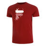 Nevio T-shirt Herrer-Mørkerød