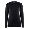 Core Warm Baselayer Shirt, langærmet Damer - sort, 