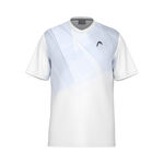 HEAD Tøj HEAD Topspin T-shirt Drenge-Hvid,Mørkeblå