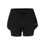 Under Armour L&oslash;beshorts Under Armour Velociti Pro 4in 2n1  L&oslash;beshorts Damer-sort, s&oslash;lv
