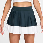 Nike T&oslash;j Nike CourtDri-Fit Advantage Ace Skrt High Rise Nederdel Damer-M&oslash;rkebl&aring;,Hvid