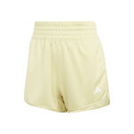 adidas Tøj adidas Pacer Knit High 3in Shorts Damer-Gul