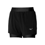Mizuno Tøj Mizuno ER 4.5in 2in1 Shorts Damer - sort, 