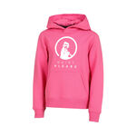 Quiet Please Tøj Quiet Please Baseline Logo Hættetrøje Pige-Pink