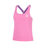 Quiet Please Tennist&oslash;j Quiet Please Serve & Volley 2.0 Tanktop Pige - pink, hvid