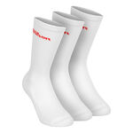 Wilson Tøj Wilson Crew Logo Tennissokker Unisex - hvid, 
