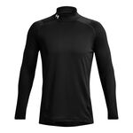 Under Armour T&oslash;j Under Armour Coldgear Fitted Crew Shirt, lang&aelig;rmet Herrer - sort, 