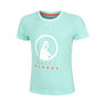 Wild Baseline Logo T-shirt Pige-Turkis,Flerfarvet