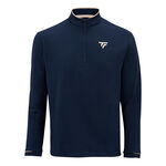 Tecnifibre T&oslash;j Tecnifibre Thermozip Shirt, lang&aelig;rmet Herrer-m&oslash;rkebl&aring;