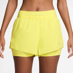 Nike T&oslash;j Nike Swift 2in1 Short L&oslash;beshorts Damer-citrongul, s&oslash;lv