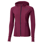 Mizuno Tøj Mizuno Active Warmalite Hybrid Full Zip Løbetrøje Damer-Lilla