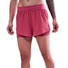 Swift 2in1 Løbeshorts Damer - berry, sølv
