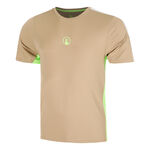 Quiet Please Tøj Quiet Please Wild Receiver Verti T-shirt Herrer-Beige,Flerfarvet