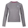 Mirella Basic Crew Sweatshirt Damer-Lysegrå,Hvid