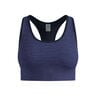 Seamless Medium Padded Sport Sports-BH Damer-blå