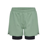 Newline L&oslash;beshorts Newline Dallas Shorts 2in1 Shorts Damer-Gr&oslash;n