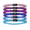 Flex Hair Tie Hårbånd Pakke med 6 Unisex - flerfarvet, lilla